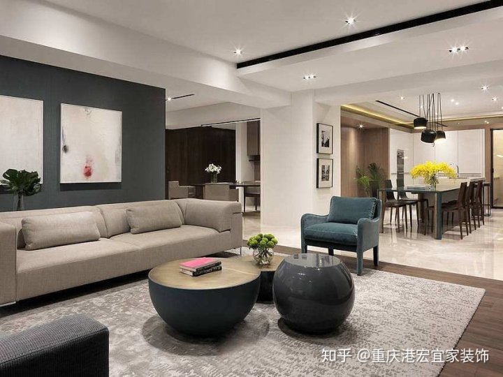 客廳現(xiàn)代簡約風格裝修效果圖_現(xiàn)代裝修風格_別墅現(xiàn)代簡約風格裝修