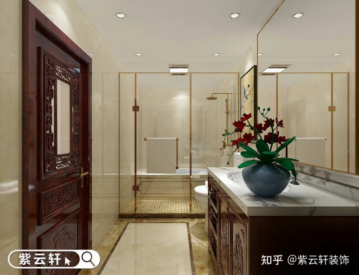 大廳中式裝修效果圖片_中式裝修效果圖_中式客廳裝修效果圖片