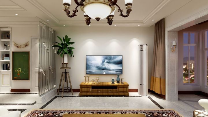 客廳影視墻裝修效果圖大全2013圖片_電視背景墻簡歐裝修效果圖大全2013圖片_裝修效果圖大全2013圖片電視墻