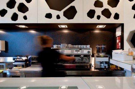 咖啡店裝修效果圖 來自葡萄牙的幾何藝術(shù)空間