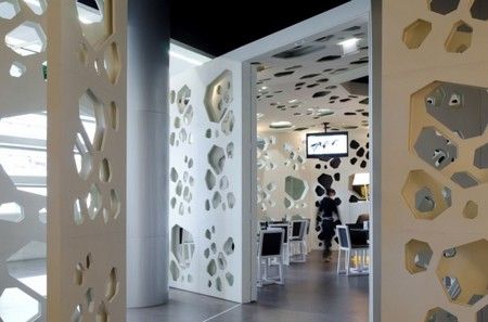 咖啡店裝修效果圖 來自葡萄牙的幾何藝術(shù)空間