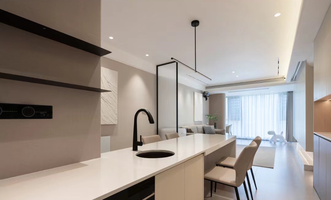 小戶(hù)型開(kāi)放式廚房客廳裝修效果圖_小戶(hù)型廚房吧臺(tái)裝修效果圖_小戶(hù)型廚房裝修圖