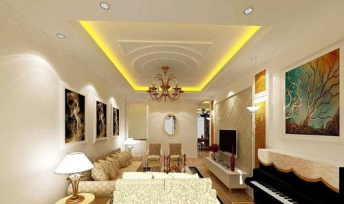 【太原客廳裝修】參考這6種方案，不吊頂也檔次感！