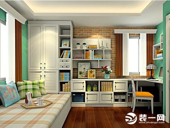 小書房裝修效果圖_書房現代風格裝修效果_樣板房書房裝修效果圖片