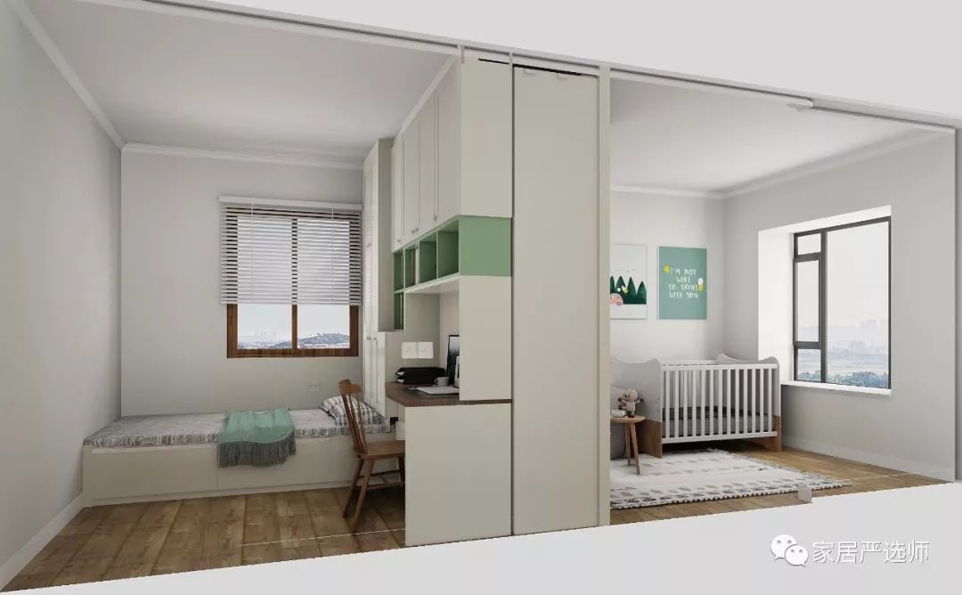 長(zhǎng)沙93平兩房變?nèi)垦b修_n 1六星住宅 兩房變?nèi)?三房變四房_兩房變?nèi)垦b修圖