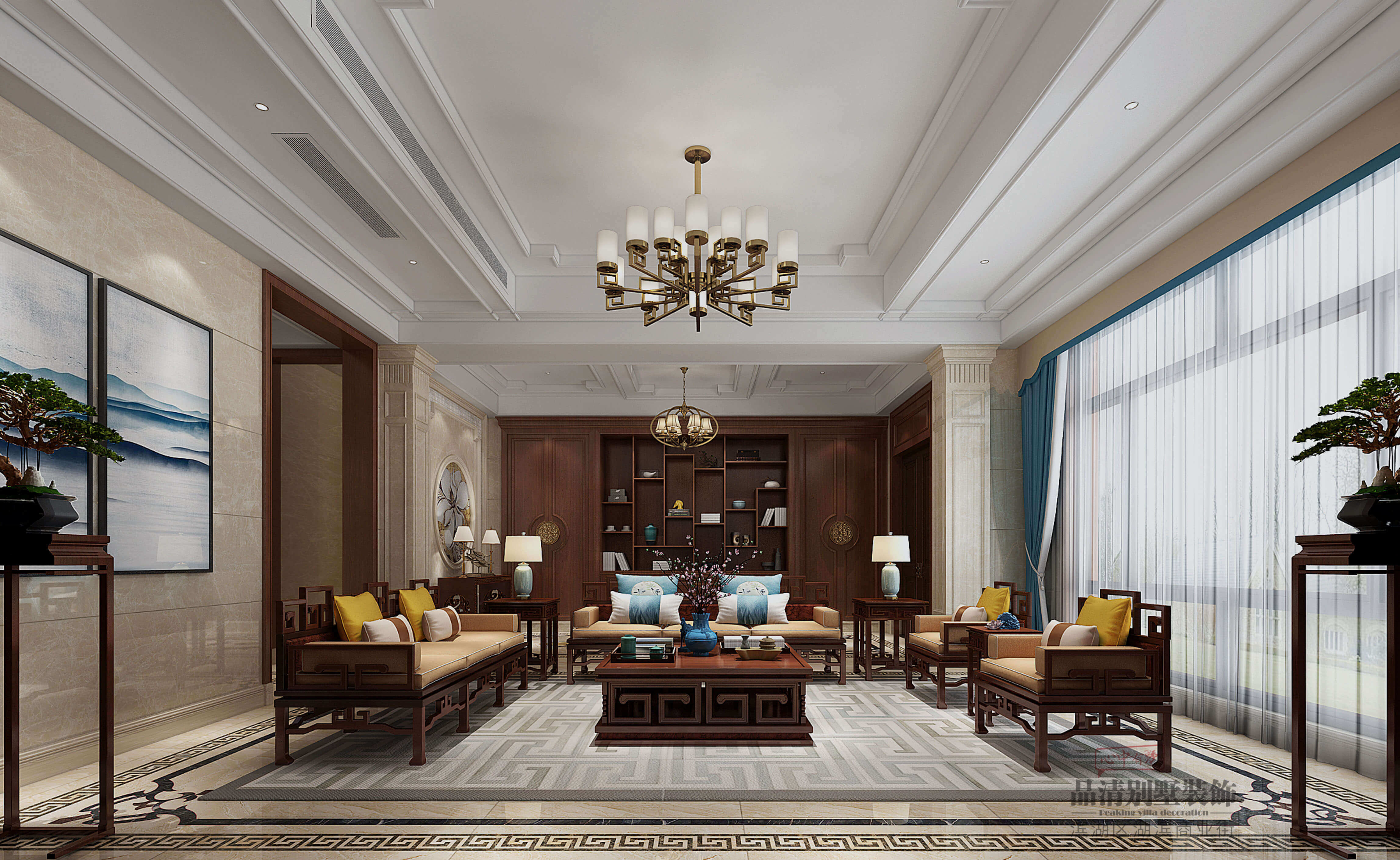 茶館裝修設計_茶館裝修設計圖_茶館裝修效果圖