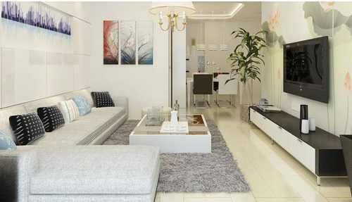 新房裝修，被朋友家的客廳驚艷到了，現(xiàn)在都流行這樣鋪瓷磚嗎