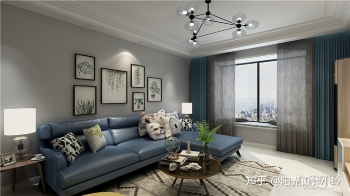 北歐風格裝修效果圖！93平超美！小兩口共同打拼，太羨慕了