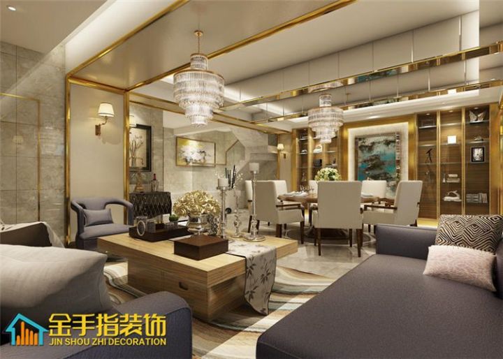 金牌設計師打造低調(diào)奢華港式風格洋房裝修鑒賞！