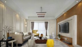 客廳電視背景墻設(shè)計效果圖片 新房客廳裝飾