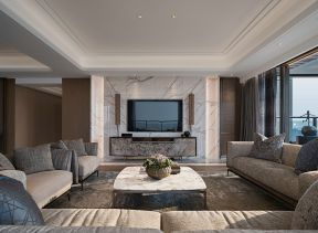 大平層客廳背景墻設(shè)計圖片 大平層客廳裝修 大平層客廳裝修效果圖