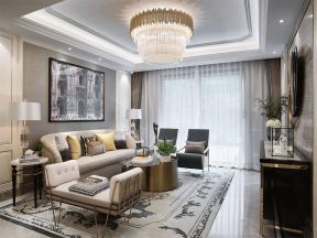 客廳水晶燈具圖片大全 客廳燈具效果圖大全 客廳燈具裝飾